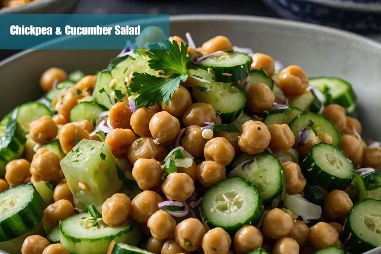 Chickpea & Cucumber Salad