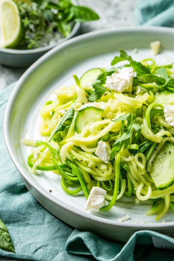 Zucchini Noodles with Pesto