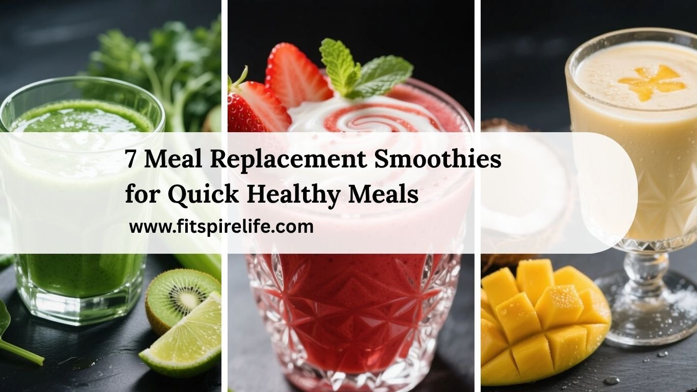 7 Meal Replacement Smoothies for Quick Healthy Meals