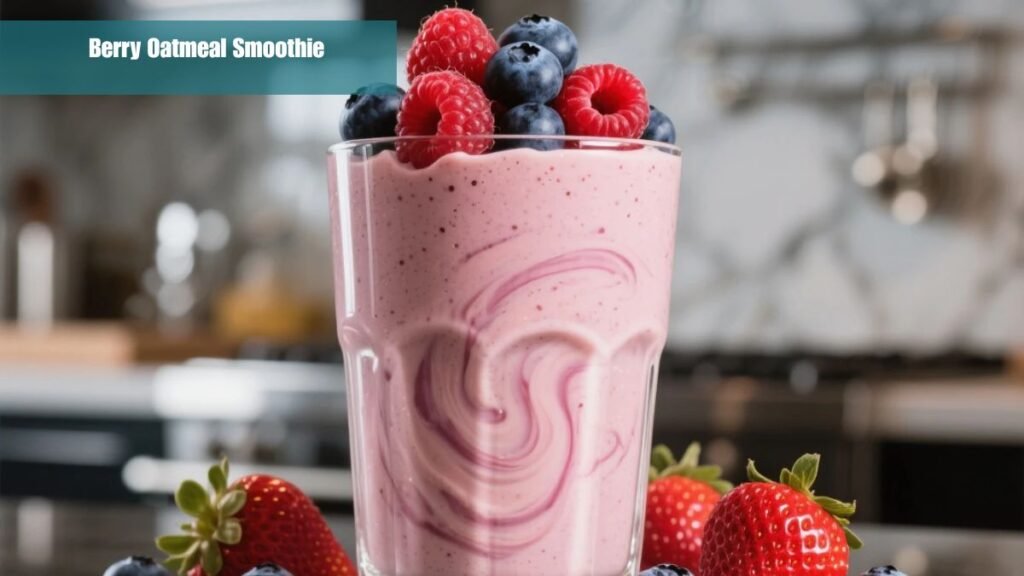 Berry Oatmeal Smoothie