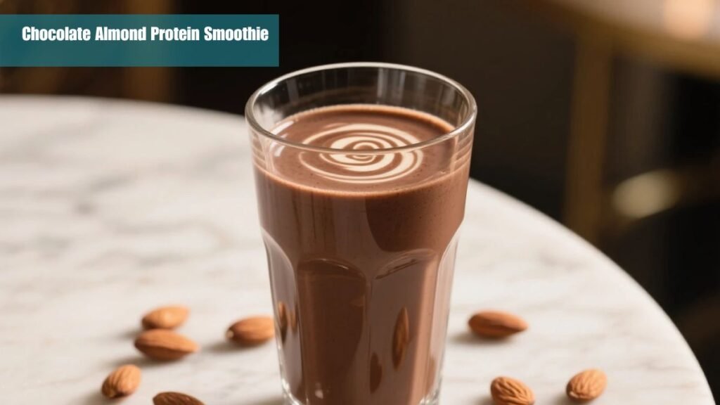 Chocolate almond smoothie