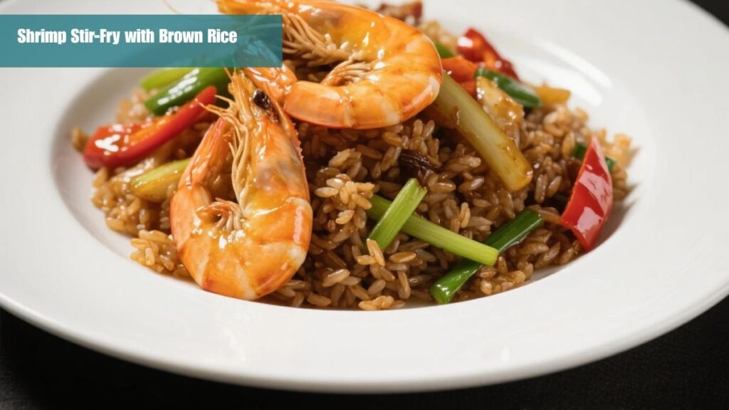 Shrimp Stir-Fry with Brown Rice
