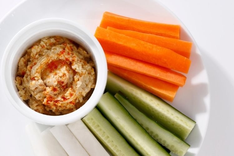 Veggie Sticks with Hummus