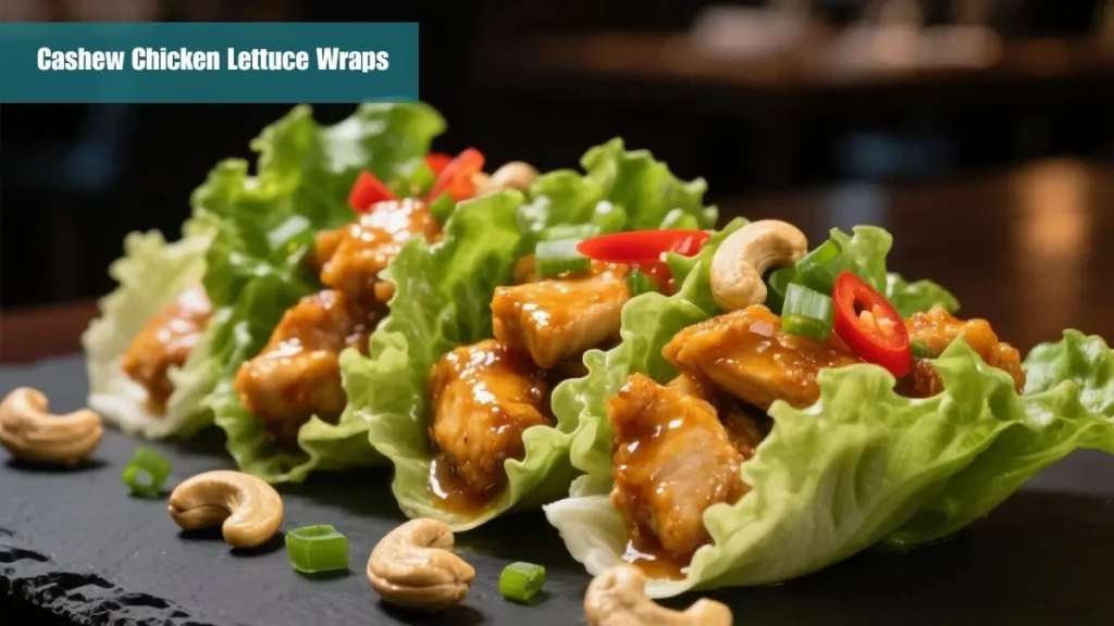 Cashew Chicken Lettuce Wraps Cashew Chicken Lettuce Wraps