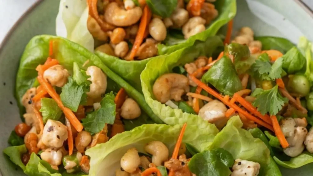 How to make Cashew Chicken Lettuce Wraps How to make Cashew Chicken Lettuce Wraps