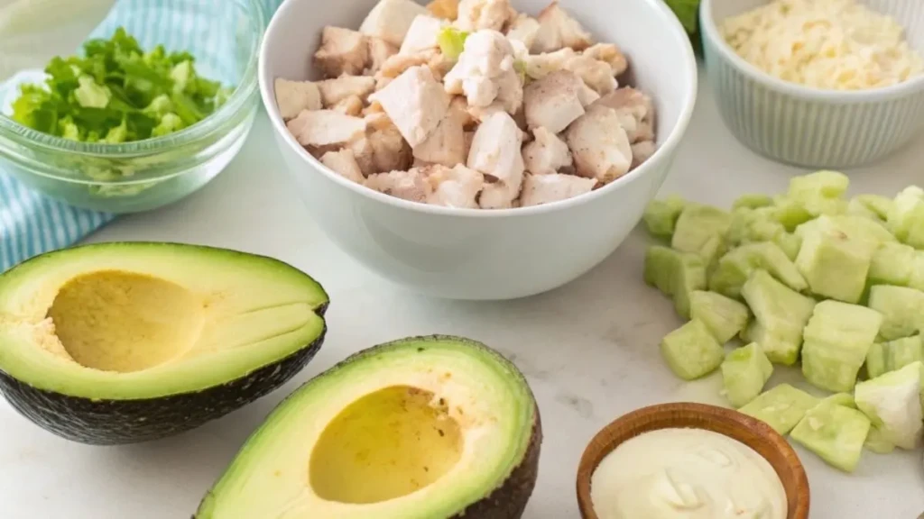 how to make Chicken Salad-Stuffed Avocados how to make Chicken Salad-Stuffed Avocados