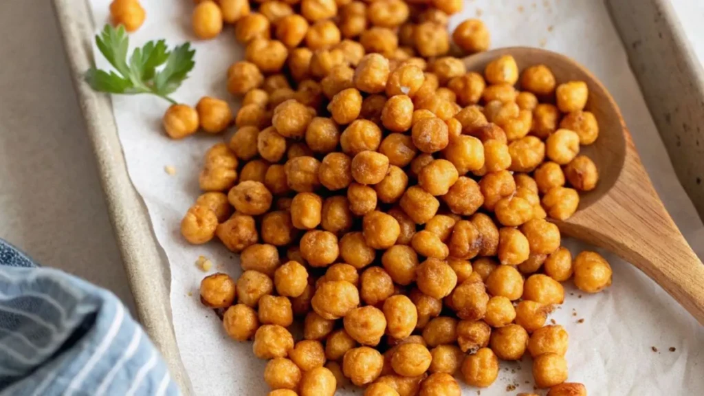 How to make Crispy Roasted Chickpeas 