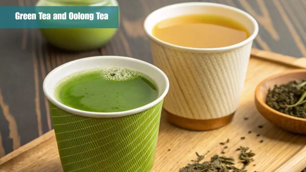 Green Tea and Oolong Tea Green Tea and Oolong Tea