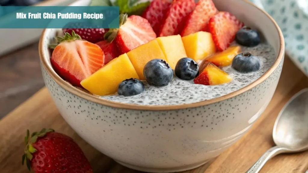 Mix Fruit Chia Pudding Recipe Mix Fruit Chia Pudding Recipe