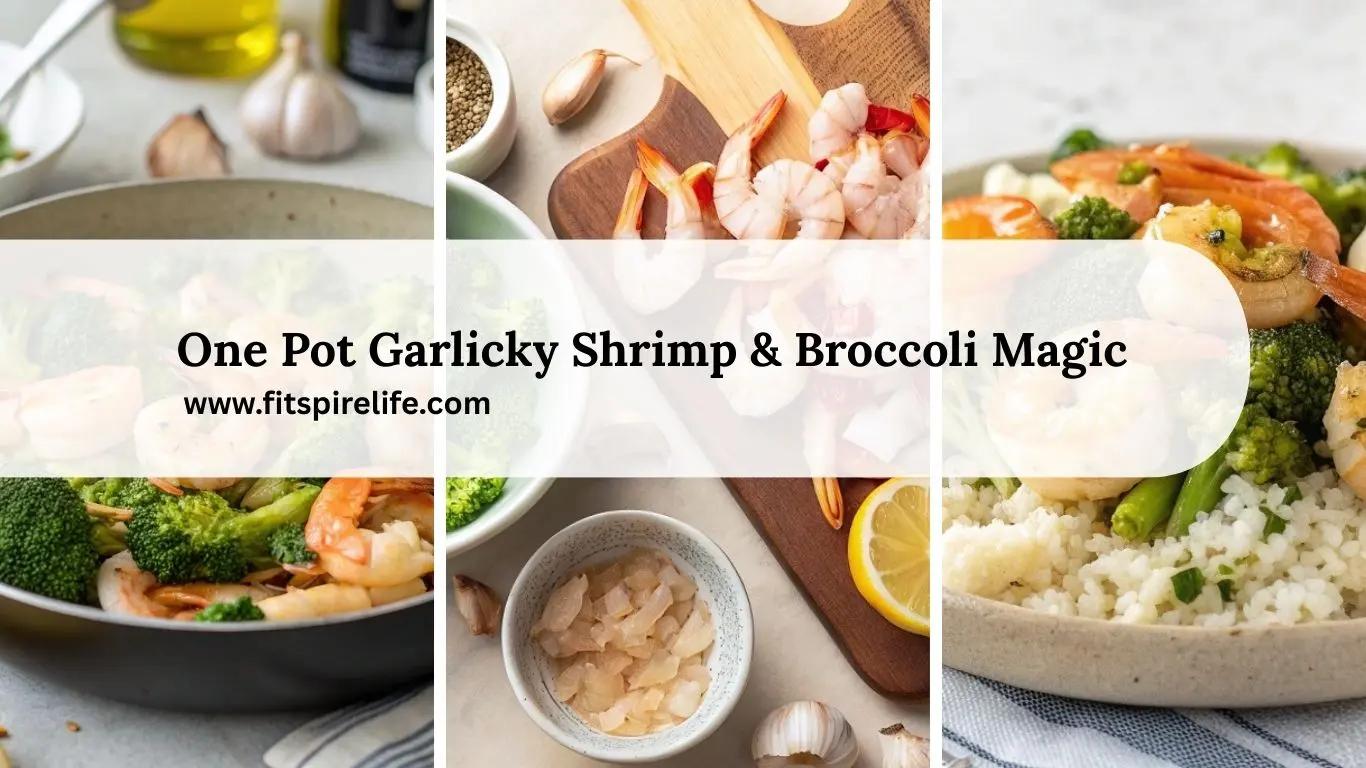 One Pot Garlicky Shrimp and Broccoli Magic (3)