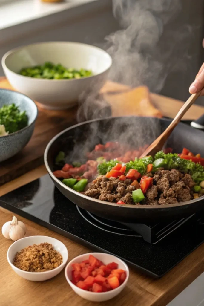 How to make Best Ground Beef Stir-Fry Recipe 