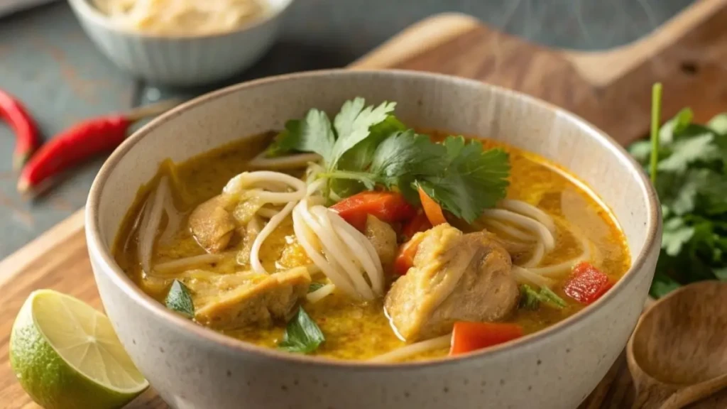 How to make Chicken Curry Noodle Soup 
