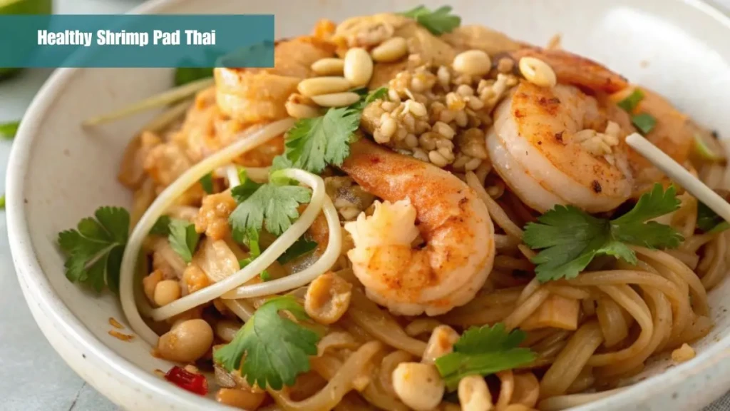 Healthy Shrimp Pad Thai 