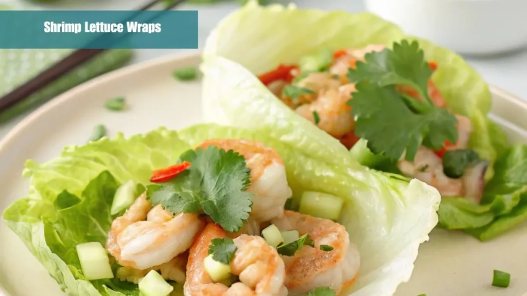 Shrimp Lettuce Wraps Shrimp Lettuce Wraps