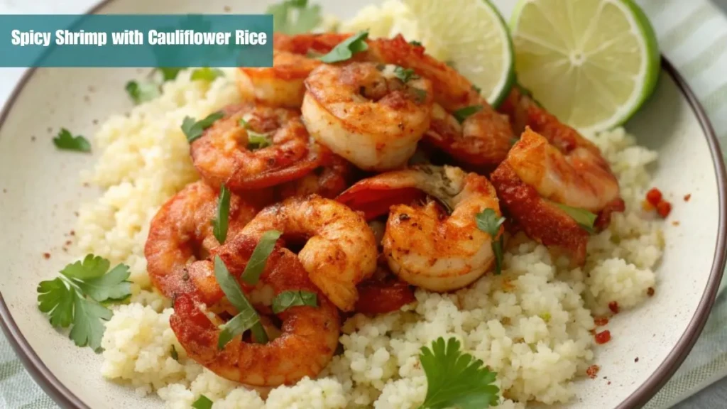 Spicy Shrimp with Cauliflower Rice