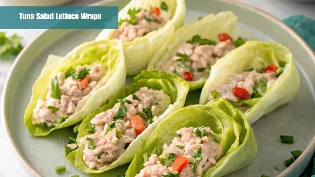 Tuna Salad Lettuce Wraps
