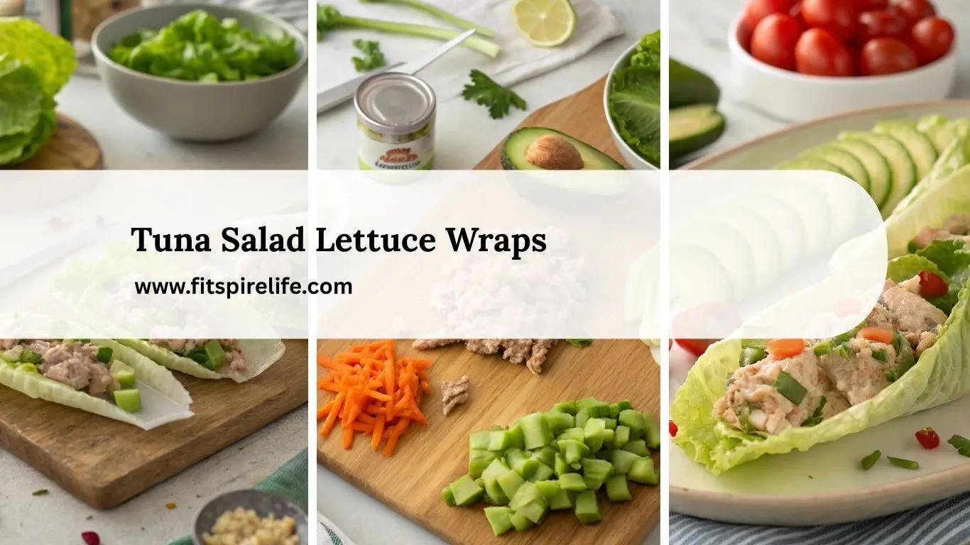 Tuna Salad Lettuce Wraps