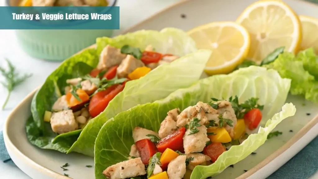 Turkey & Veggie Lettuce Wraps