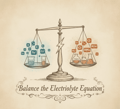 Balance the Electrolyte Equation