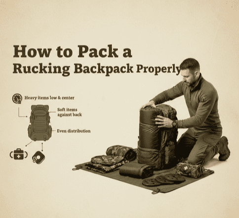How to Pack a Rucking Backpack Properly