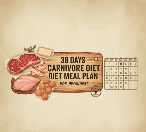 30 Days Carnivore Diet Meal Plan For Beginners