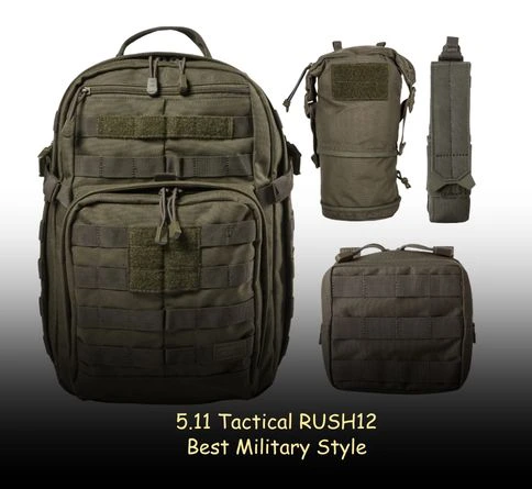 Best Rucking Backpacks for All Levels (2026 Reviewed) 5.11 Tactical RUSH12 military style rucking backpack for durability