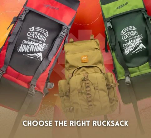 To start rucking for beginners, the step 1- Choose the Right Rucksack