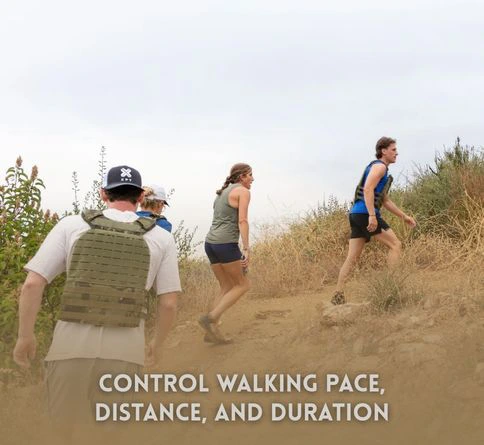 To start rucking for beginners, the step 4-Control Walking Pace, Distance, and Duration