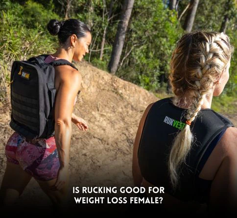 is rucking good for weight loss female performing weighted walking rucking workout
