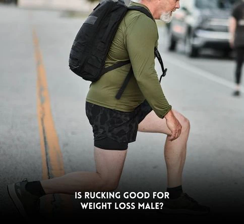 is rucking good for weight loss male doing ruck training with weighted backpack outdoors