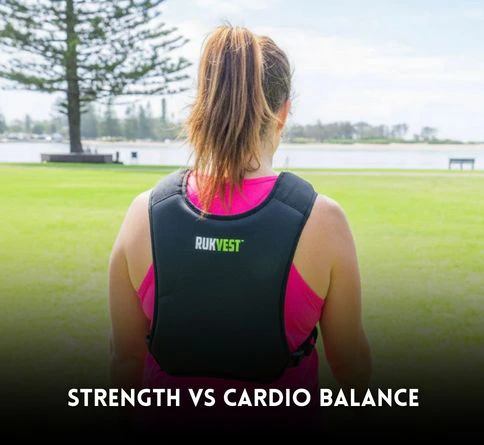 Rucking for Women: Benefits, Tips, and Training Guide showing workouts like squats and lunges to improve rucking performance