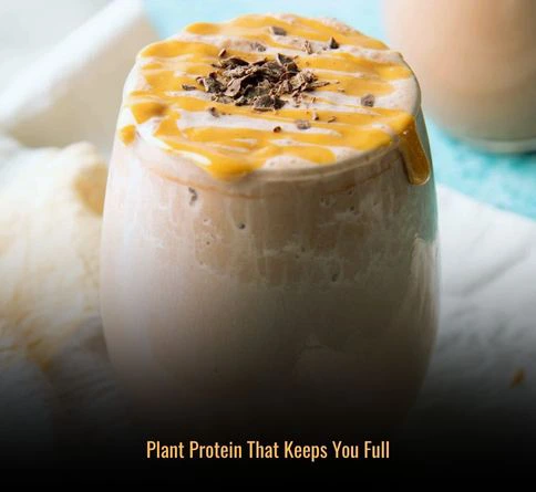 Vegan protein smoothie for weight loss plant based low calorie smoothie