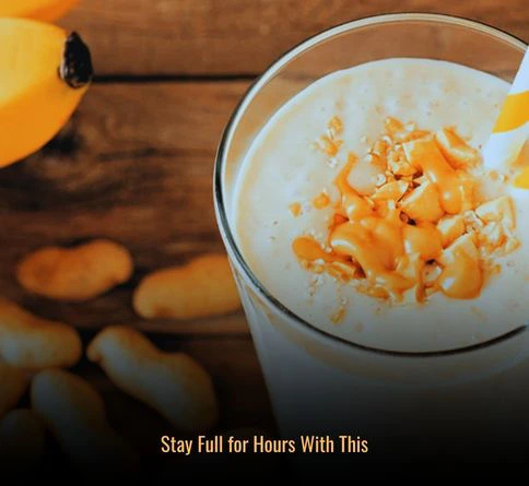 Peanut butter protein smoothie weight loss high protein low calorie