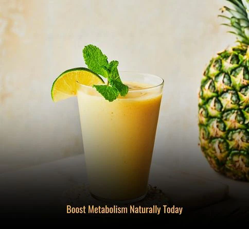 Pineapple smoothie metabolism boost weight loss smoothie recipe