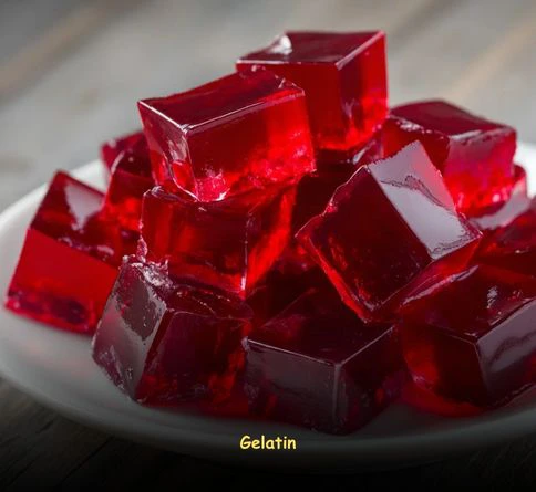 gelatin powder close up showing clean protein source for low calorie diet recipes