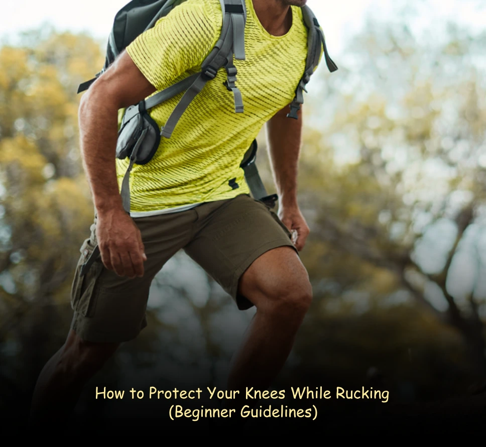 Is Rucking Bad for Your Knees? beginner tips to protect knees while rucking with proper form and light weight