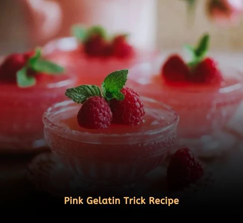 Pink gelatin trick recipe for weight loss made with low-calorie ingredients to help control hunger and cravings