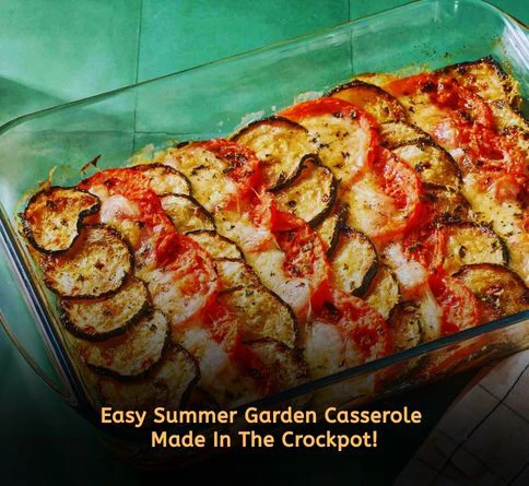 Slow cooker zucchini and tomato casserole layered with parmesan cheese and Italian herbs.