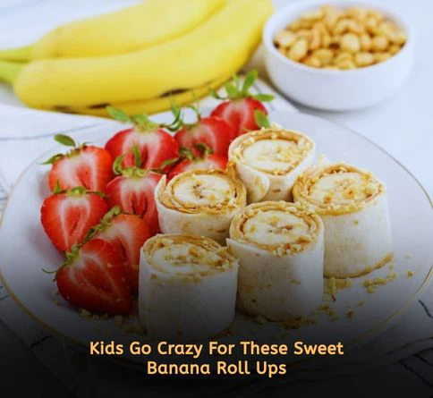 Peanut butter banana tortilla roll ups sliced into bite sized pieces for kid friendly summer lunch ideas