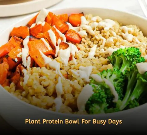 Healthy summer recipes high protein lunch bowls with quinoa, black lentils, lemon, and red onion.