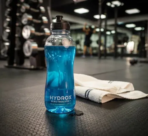 Sports Drinks or Electrolyte Water Electrolyte sports drink bottle, ideal hydration before a workout