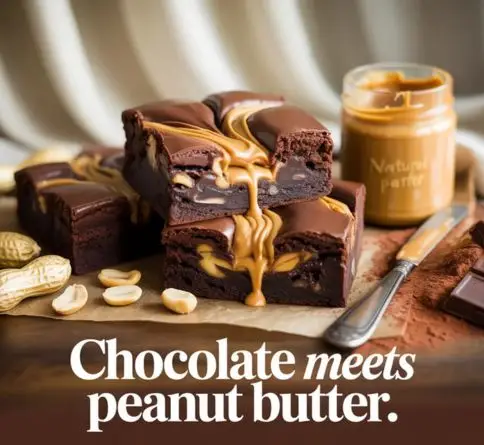 Peanut butter swirl brownies with creamy peanut butter ribbons and rich fudgy chocolate in every bite.