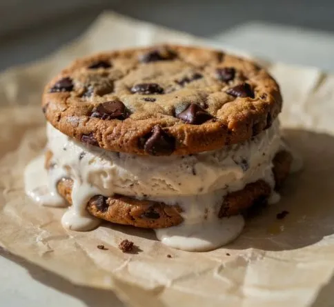 Ice cream sandwich cookies, a fun summer dessert recipe for kids