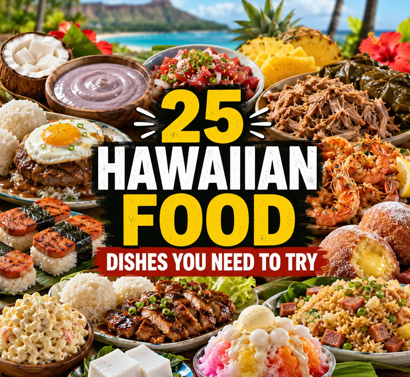 25 Hawaiian Food Dishes You Need to Try at Least Once