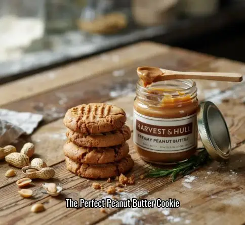 Homemade peanut butter cookies with classic fork marks and soft chewy texture.